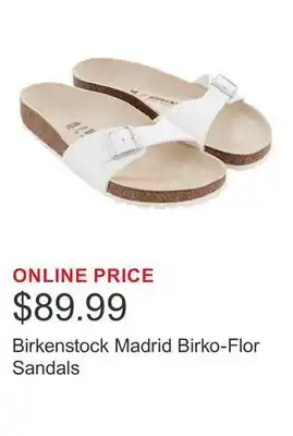 Costco Birkenstock Madrid Birko-Flor Sandals offer