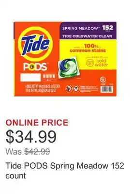 Costco Tide PODS Spring Meadow 152 count offer