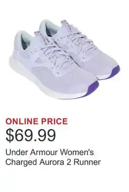 Costco Under Armour Women's Charged Aurora 2 Runner offer