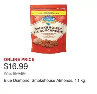 Costco Blue Diamond, Smokehouse Almonds, 1.1 kg offer