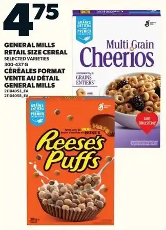 Loblaws General mills retail size cereal offer