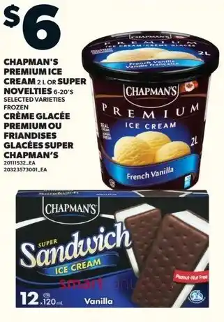 Loblaws Chapman's premium ice cream offer