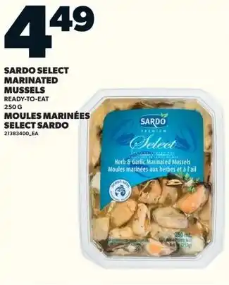 Loblaws Sardo select marinated mussels offer