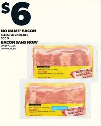 Loblaws No name bacon offer