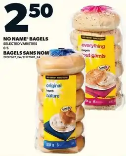 Loblaws No name bagels offer