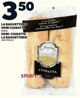 Loblaws La baguetterie demi ciabatta offer