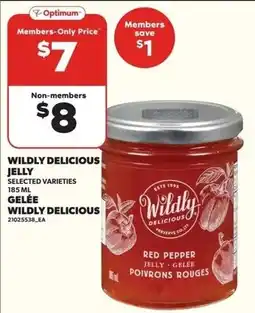 Loblaws WILDLY DELICIOUS JELLY offer