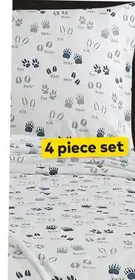 Giant Tiger Microfibre printed sheet set offer