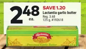 Giant Tiger Lactantia garlic butter offer