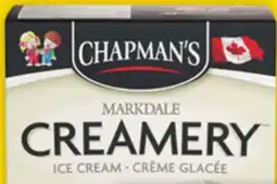 Giant Tiger Chapman's Creamery ice cream offer