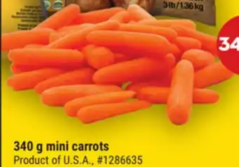 Giant Tiger 340 g mini carrots offer