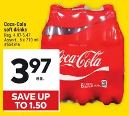 Giant Tiger Coca-Cola soft drinks offer