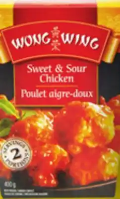 Giant Tiger Wong Wing frozen appetizers offer