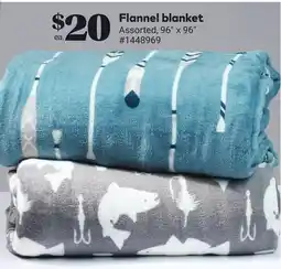 Giant Tiger Flannel blanket offer