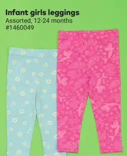 Giant Tiger Infant girls leggings offer