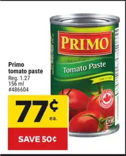 Giant Tiger Primo tomato paste offer