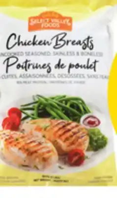 Giant Tiger Select Valley Foods chicken breasts offer