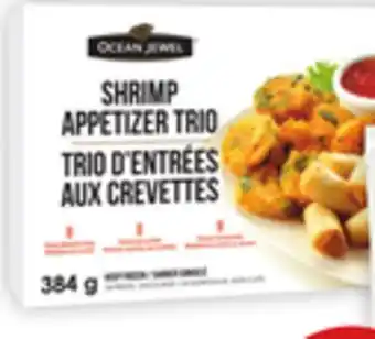 Giant Tiger Ocean Jewel shrimp appetizer trio offer