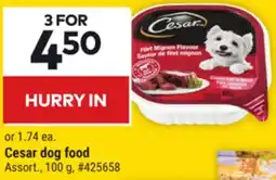 Giant Tiger Cesar dog food offer