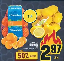 Marché Adonis LEMONS OR CLEMENTINES offer