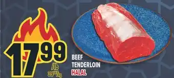 Marché Adonis BEEF TENDERLOIN HALAL offer