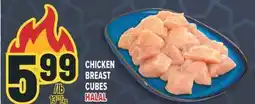 Marché Adonis CHICKEN BREAST CUBES HALAL offer