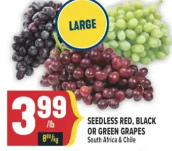 Marché Adonis SEEDLESS RED, BLACK OR GREEN GRAPES offer