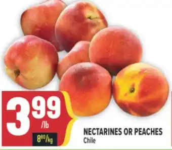 Marché Adonis NECTARINES OR PEACHES offer