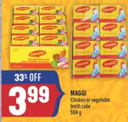 Marché Adonis MAGGI CHICKEN OR VEGETABLE BROTH CUBE offer