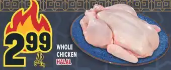 Marché Adonis WHOLE CHICKEN HALAL offer