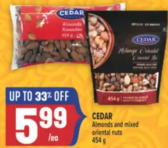 Marché Adonis CEDAR Almonds and mixed oriental nuts offer