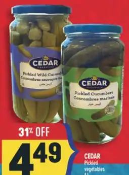 Marché Adonis CEDAR PICKLED VEGETABLES offer