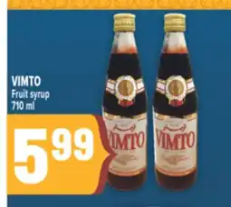 Marché Adonis VIMTO Fruit syrup offer