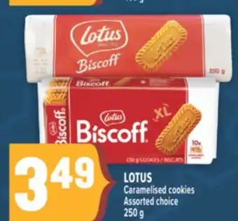 Marché Adonis LOTUS Caramelised cookies offer