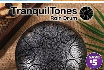 Showcase TranquilTones Rain Drum offer