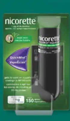 Familiprix NICORETTE Quick Mist, Gum, Inhaler or Lozenges offer