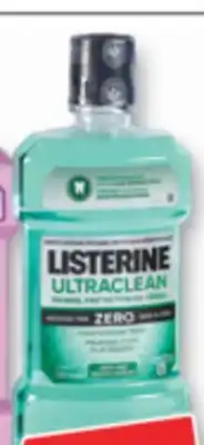 Familiprix LISTERINE Selected mouthwashes, 1 litre offer