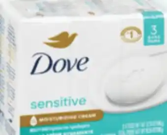 Familiprix Dove Sensitive skin soap bar 3x106g offer