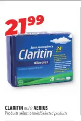 Familiprix CLARITIN or AERIUS Selected products offer