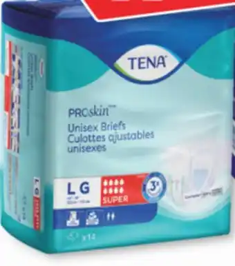 Familiprix Tena Proskin unisex briefs super absorbency - Large 14un offer