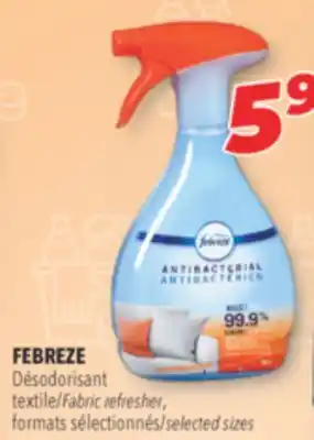 Familiprix FEBREZE Fabric refresher offer