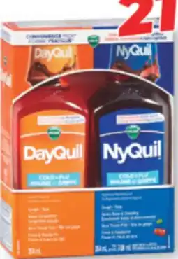 Familiprix VICKS DayQuil & NyQuil Cold and flu, 2 x 354 ml offer