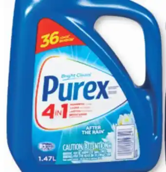 Familiprix PUREX Laundry detergent, 1,47 litre offer