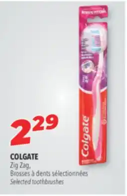 Familiprix COLGATE Zig Zag, Selected toothbrushes offer