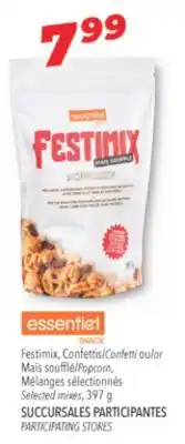 Familiprix Festimix Confetti or Popcorn, Selected mixes, 397 g offer