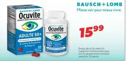 Familiprix BAUSCH + LOMB Ocuvite, Adult 50+, Supplément Eye vitamin and mineral supplement, 50 capsules offer