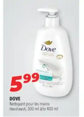 Familiprix DOVE Hand wash, 300 ml to 400 ml offer