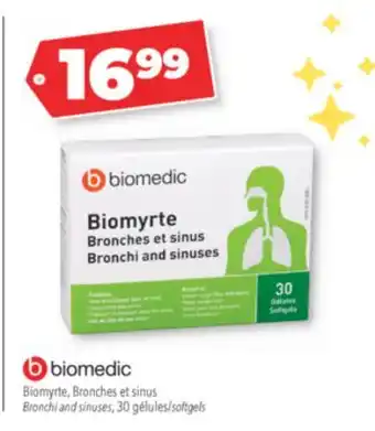 Familiprix Biomyrte Bronchi and sinuses offer