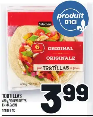 Metro TORTILLAS SELECTION | SELECTION TORTILLAS offer