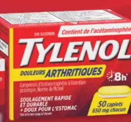 Familiprix TYLENOL Arthritis pain, 650 mg, 50 caplets offer